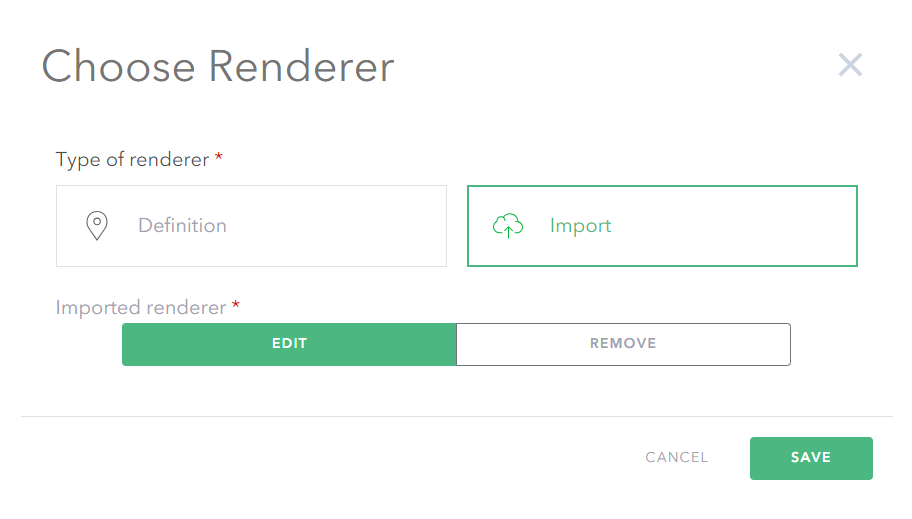 Linear referencing renderer